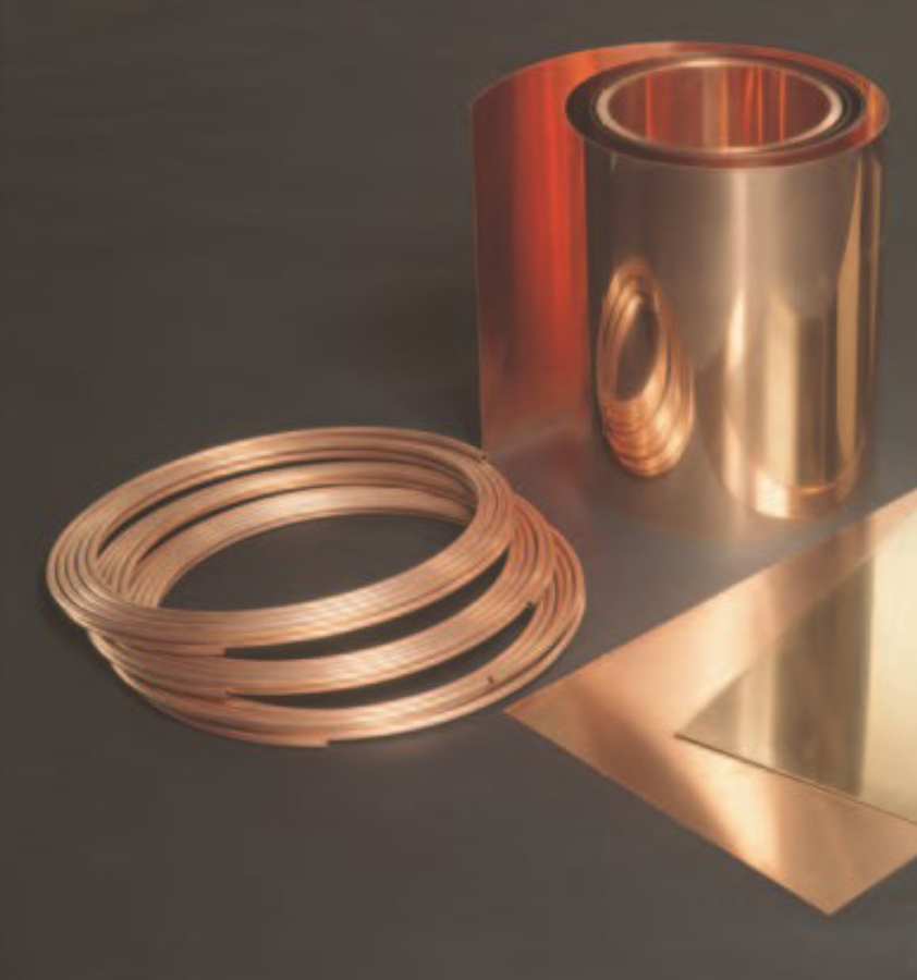伸銅素材（板・条・管・線・棒等） | 伸銅製品 | 井澤金属株式会社